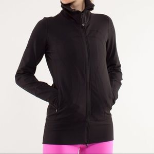 Black Lululemon Stride Zip Jacket Size 6
